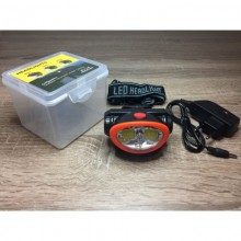 Налобный фонарь BL 0520 COB+ Laser, Фонарь с лазером на лоб, Фонарик на голову, Аккумуляторный налобный фонарь
