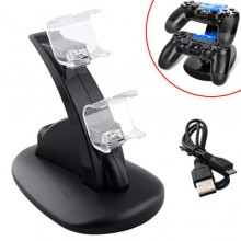 Зарядная док станция для зарядки 2 геймпадов DualShock 4 PS4 Зарядная док станция для зарядки 2 геймпадов DualShock 4 PS4