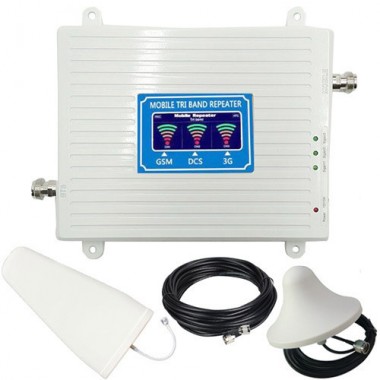 GSM DCS 3G 4G ретрансляція підсилювач зв'язку 900МГц 1800МГц WCDMA 2100 Мгц