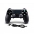 Бездротовий контролер, чорний джойстик для PS4 Sony DoubleShock 4 