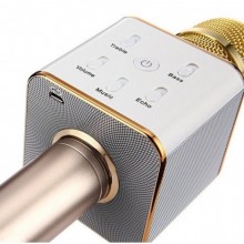 Беспроводной микрофон караоке bluetooth Q7 Gold Беспроводной микрофон караоке bluetooth Q7 Gold