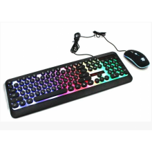 Комплект проводная клавиатура игровая LED и мышь HK3970 Чёрная Комплект проводная клавиатура игровая LED и мышь HK3970 Чёрная
