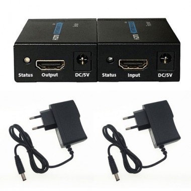 HDMI удлинитель по RJ45 витой паре + ИК-сигнал, активный до 120м