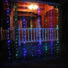 Гирлянда Водопад штора прозрачный провод 3х1,5м 320LED Мультиколор(сине-зелено-красный) Гирлянда Водопад штора прозрачный провод 3х1,5м 320LED Мультиколор(сине-зелено-красный)