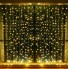 Гирлянда штора 150LED (RD-9000) 3mх1m 15LEDX10 сосулек (контрол.220V) Цвет ламп-Тёплый
