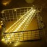 Гирлянда LED Тающие сосульки 8 штук по 50 см длина 2,15 м теплый белый Метеоритный дождь Сосулька Палочки