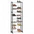 Полка для обуви Amazing Shoe Rack органайзер стойка до 30 пар Чёрная