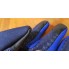 Лыжные перчатки зимние сенсорные голубые Windstopper