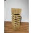 Настольный светильник из дерева Колонна TOUCH WOOD малая. Украинское производство. 