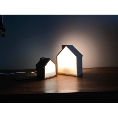 Настольный светильник, ночник LED Экран TOUCH WOOD. 