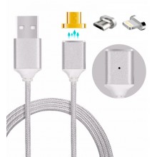 Магнитный кабель 2в1 для Android и Iphone Magnetic micro USB - Iphone Cable. Качественный кабель, который даст возможность быстро заряжать ваш гаджет. 