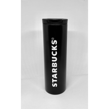 Термокружка матовая тамблер Starbucks 473мл (Black) 