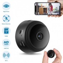 Миниатюрная HD IP P2P камера с Wi-Fi  V380 А9 для видеонаблюдения  c ночным видением и датчиком движения  