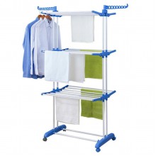 Складная сушилка для белья, одежды и вещей Garment Rack With Wheels Складная сушилка для белья, одежды и вещей Garment Rack With Wheels