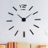 Настенные часы 3Д часы «сделай сам» Time 3D “DIY CLOCK” Black кварцевые большого размера палочки Черные