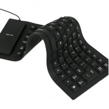Силиконовая USB клавиатура компьютерная KEYBOARD X3 Чёрный Силиконовая USB клавиатура компьютерная KEYBOARD X3 Чёрный