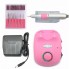 Профессиональный фрезер Glazing Machine Nail Master 208 Розовый
