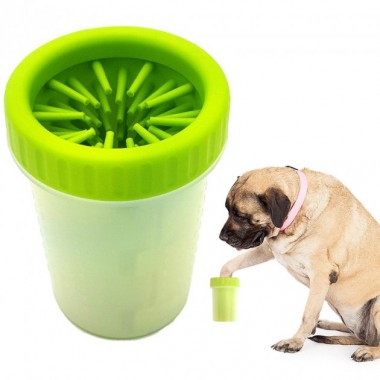 Лапомойка - Стакан для мытья лап DOG FOOT WASH CUP – очиститель лап силиконовый – Чаша для мытья лап собакам и кошкам