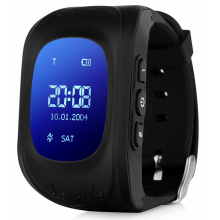 Детские смарт-часы с GPS Smart Watch Q50-SV Черные Детские смарт-часы с GPS Smart Watch Q50-SV Черные