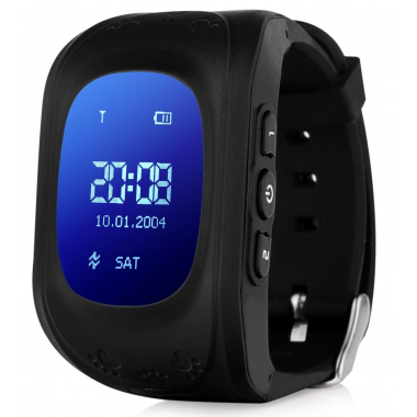 Детские смарт-часы с GPS Smart Watch Q50-SV Черные 