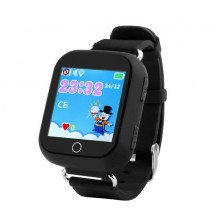 Детские умные часы-телефон с GPS трекером Smart Watch Q100 чёрный Детские умные часы-телефон с GPS трекером Smart Watch Q100 чёрный