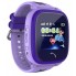 Детские умные часы-телефон с GPS трекером водонепроницаемые Smart Watch Aqua Q300-DF Фиолетовые
