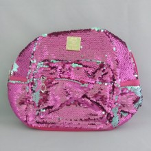 Рюкзак женский из экокожи c пайетками 24x24x11 Розовый Рюкзак женский из экокожи c пайетками 24x24x11 Розовый