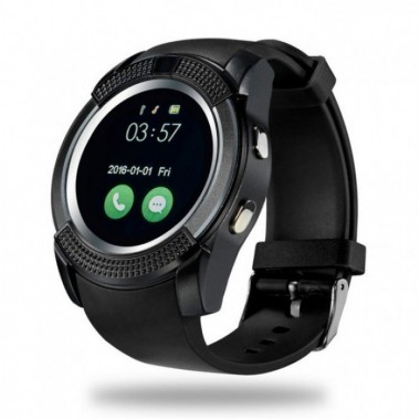 Сенсорные Smart Watch V8 смарт часы умные часы Чёрные