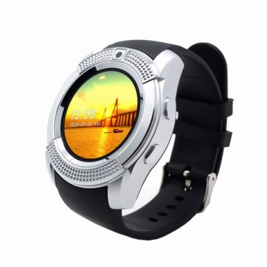 Сенсорные Smart Watch V8 смарт часы умные часы Серые