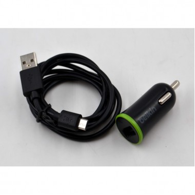Автомобильное зарядное устройство Belkin F8J051 USB Micro USB 12V - 2.1А чёрный