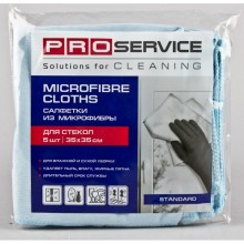 Салфетки микрофибра для стекла Service PRO 5шт Украина