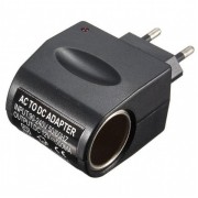 Адаптер переходник от обычной розетки 220V на разъем авто прикуривателя 12V