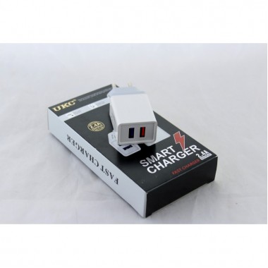 Сетевое зарядное устройство UKC Fast Charge AR 001 c 2 USB портами