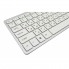 Беспроводная русская клавиатура mini и мышь keyboard 908 + приёмник Серая