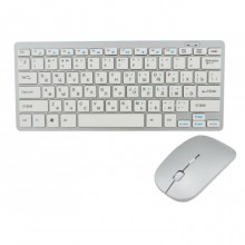 Беспроводная русская клавиатура mini и мышь keyboard 908 + приёмник Серая Беспроводная русская клавиатура mini и мышь keyboard 908 + приёмник Серая