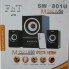 Колонки для компьютера SW 801U с сабвуфером Белые. Качественные колонки для вашего компютера.
