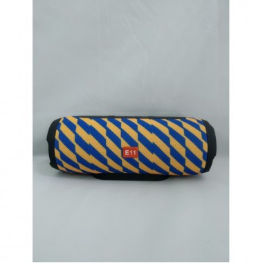 Портативная bluetooth колонка спикер JBL E11 FM, MP3, радио Жёлто - Синяя