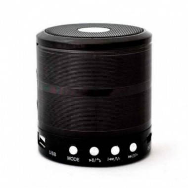 Портативная bluetooth колонка WS-887 ФМ, MP3, USB, радио, блютуз Чёрная