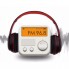 Беспроводные Наушники P-47 Bluetooth + MicroSD + FM Радио Красные