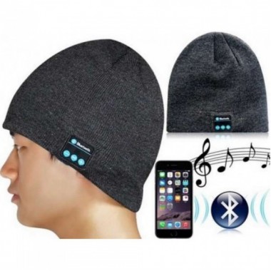 Шапка с Bluetooth 3.0 гарнитурой (Music Hat) Серая