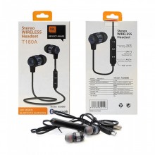 Беспроводные вакуумные Bluetooth Наушники JBL-T180A Чёрные Беспроводные вакуумные Bluetooth Наушники JBL-T180A Чёрные