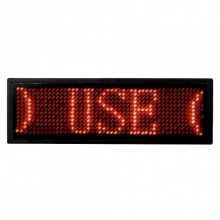Электронный LED бейдж UKC B1248 Red Электронный LED бейдж UKC B1248 Red