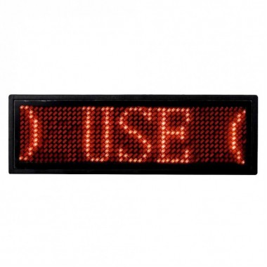 Электронный LED бейдж UKC B1248 Red