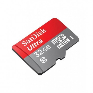 Карта памяти SanDisk Ultra microSD HC UHS-I 32GB Class 10 + SD-adapter