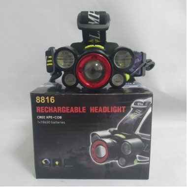 Налобный фонарь BL POLICE 8816 T6 фонарик 1050 Lumen