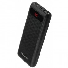 Внешний аккумулятор Power Bank Awei P70K 20000 mAh Чёрный Внешний аккумулятор Power Bank Awei P70K 20000 mAh Чёрный
