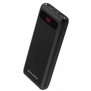 Внешний аккумулятор Power Bank Awei P70K 20000 mAh Чёрный