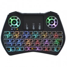 Беспроводная русская клавиатура Rii i9 2.4G с RGB подсветкой Беспроводная русская клавиатура Rii i9 2.4G с RGB подсветкой