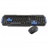 Игровая Русская  беспроводная клавиатура + мышка Dellta EM1200