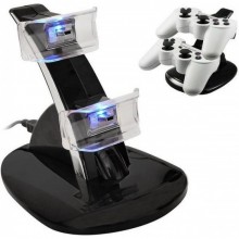 USB подставка-зарядка для джойстика PS3 (2в 1)